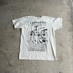 Leonardo Davinci y2k Bike tee mens size XL